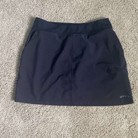 Orvis Black Ladies Skort M - Picture 3 of 7